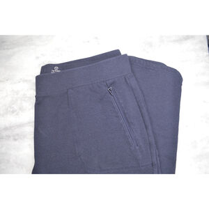 T By Talbots Navy Blue Straight Crop Joggers SKU233